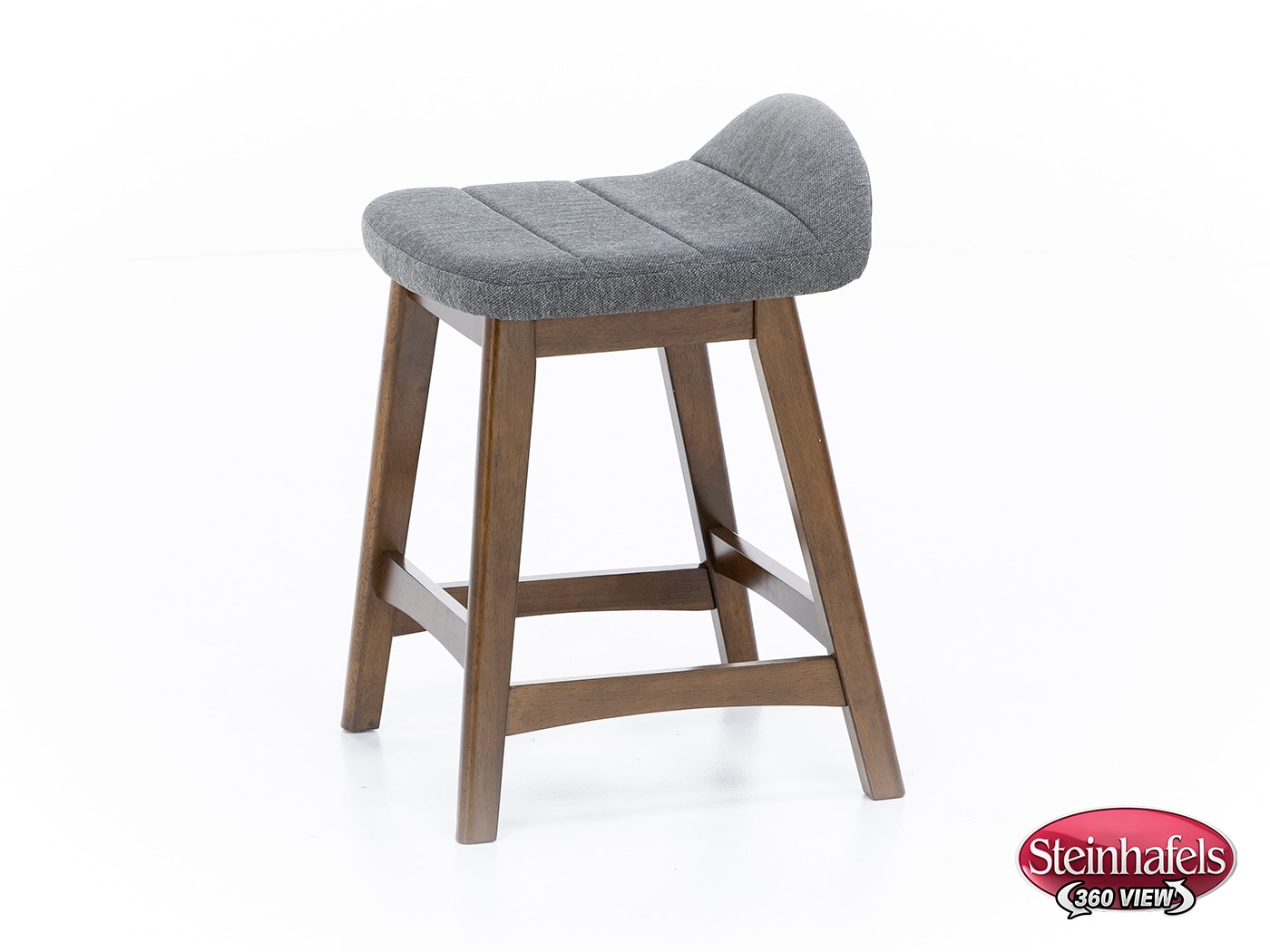 ashy wood grain inch & over bar seat stool  image   