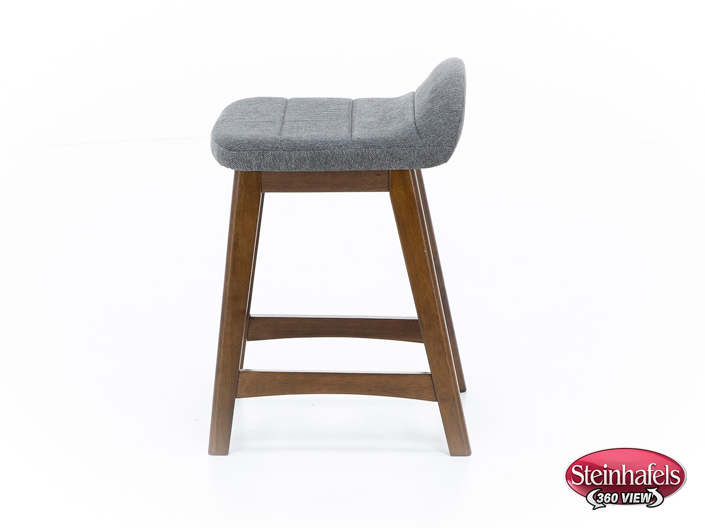 ashy wood grain inch & over bar seat stool  image   