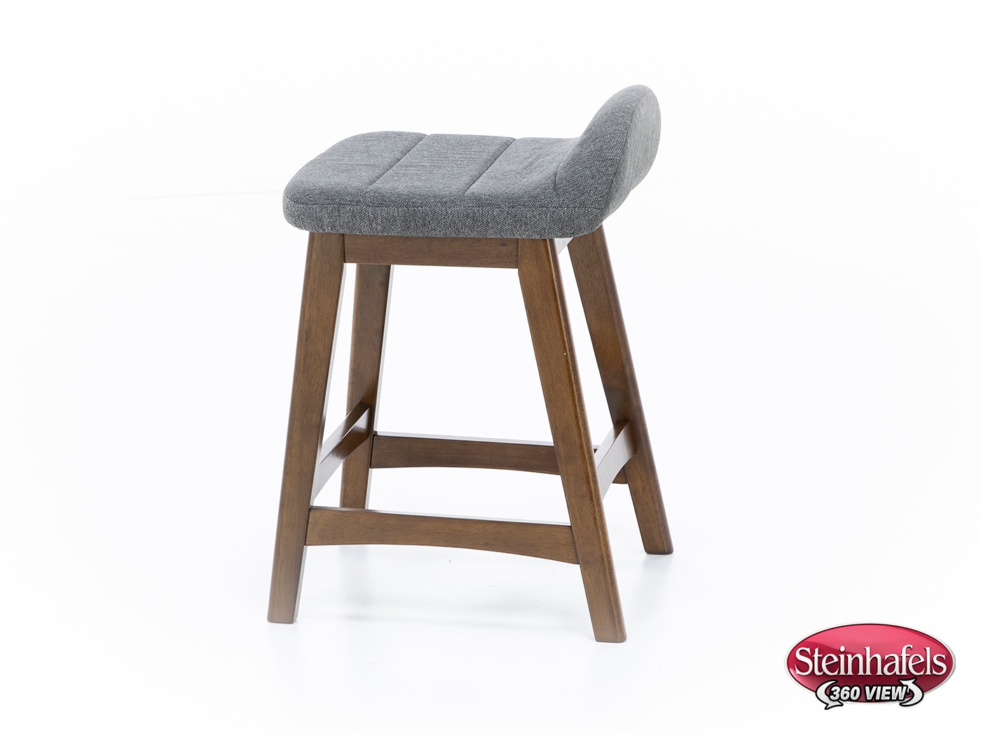 ashy wood grain inch & over bar seat stool  image   