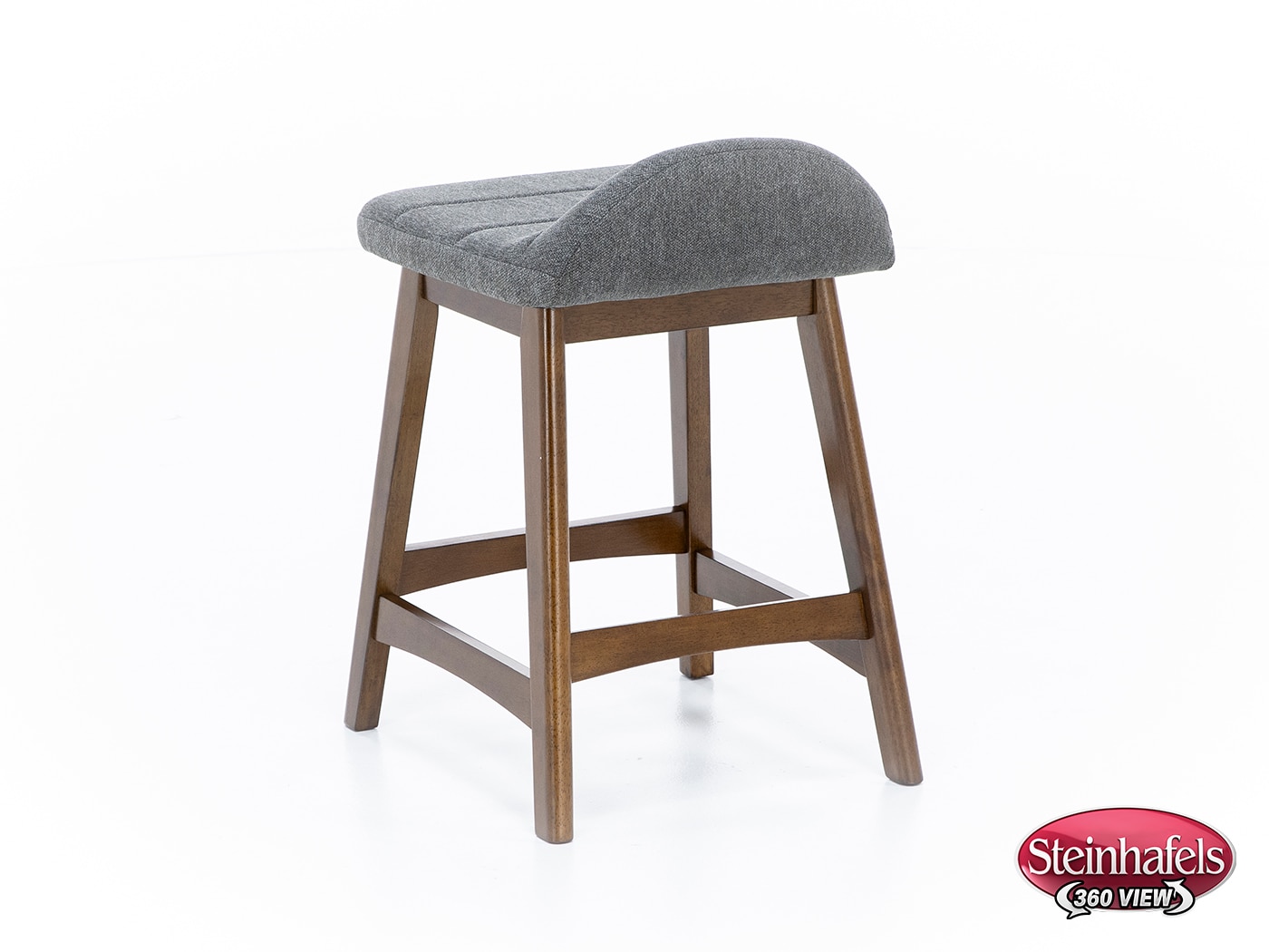 ashy wood grain inch & over bar seat stool  image   