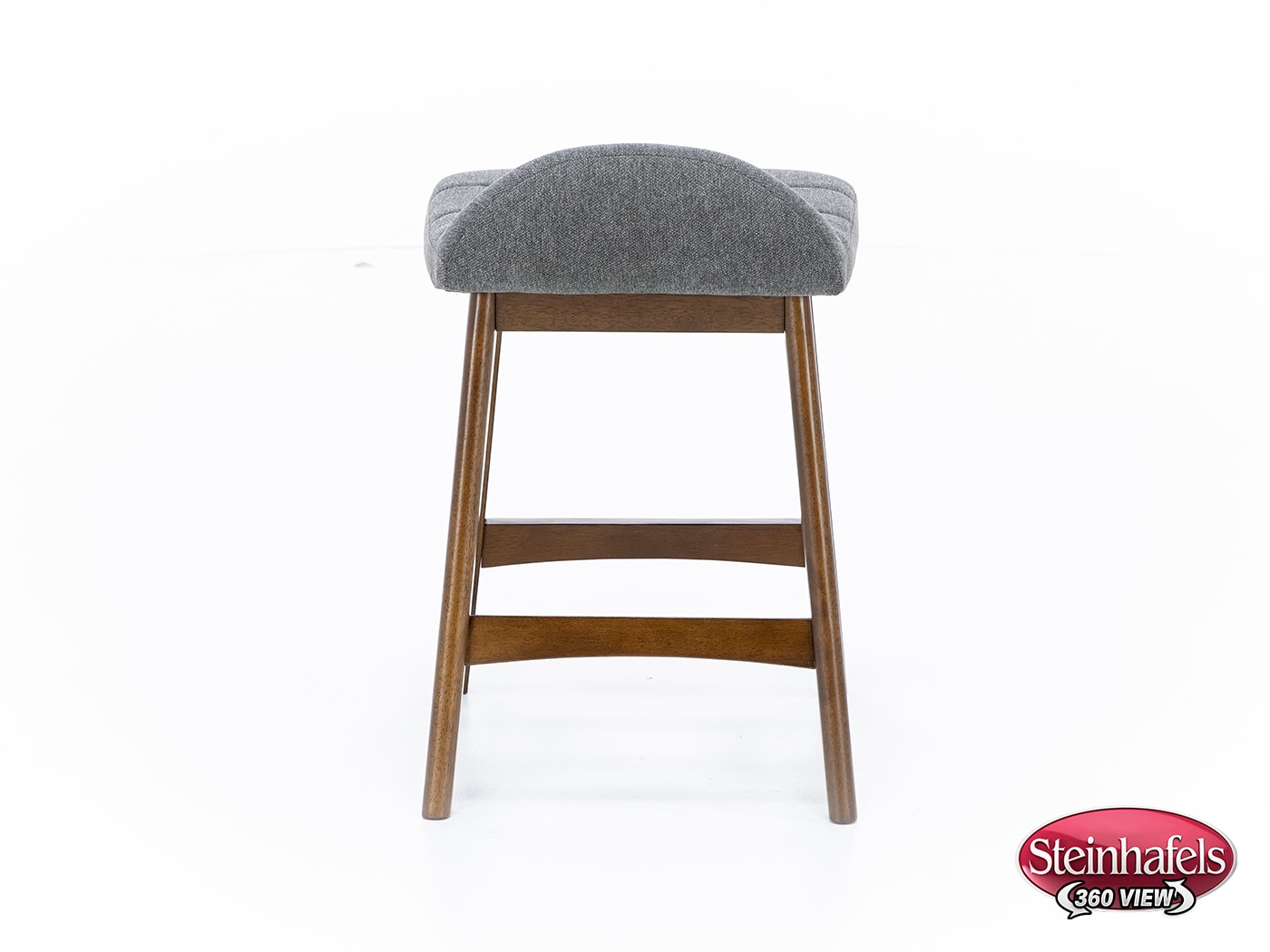 ashy wood grain inch & over bar seat stool  image   