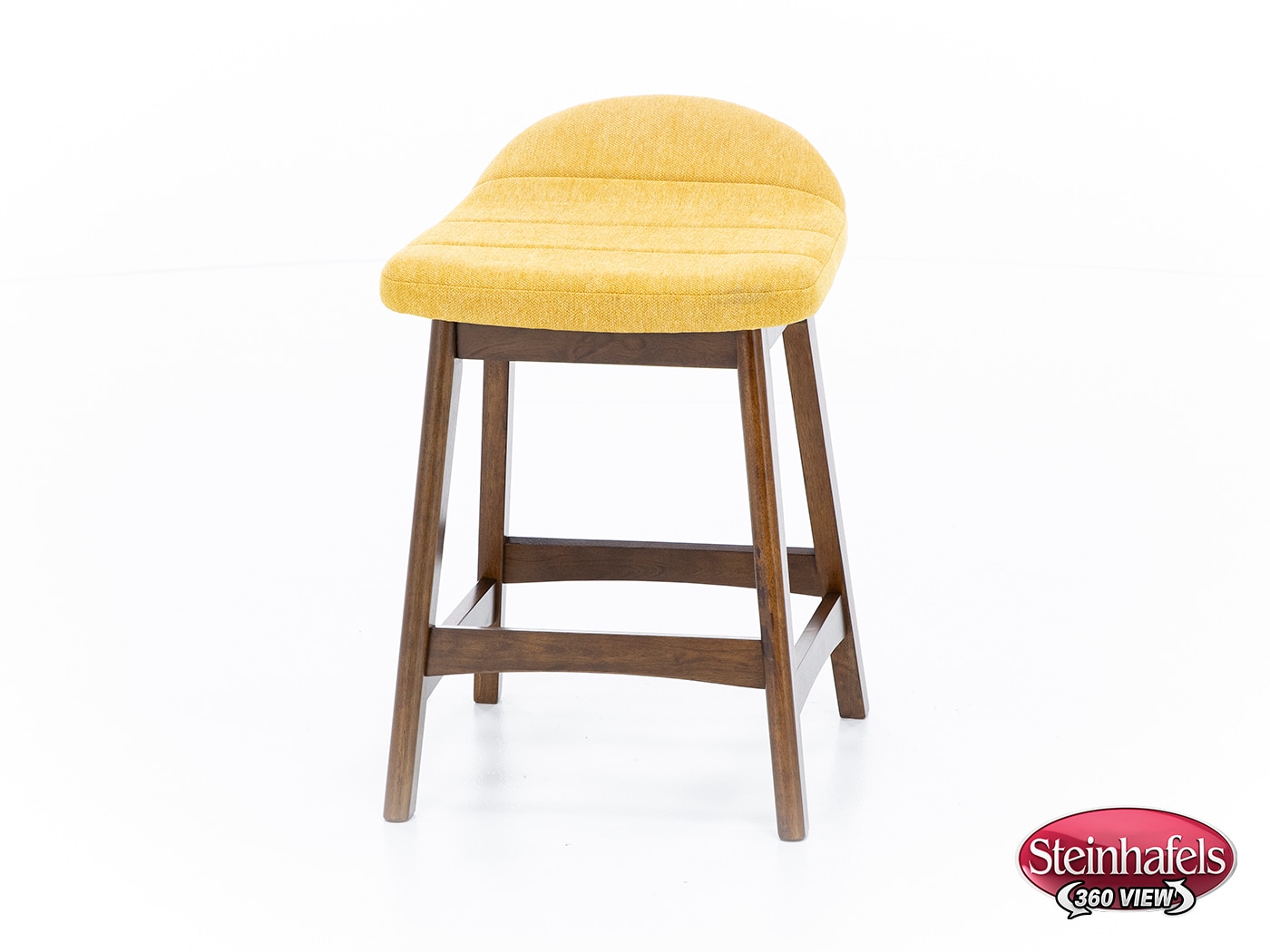 ashy wood grain inch & over bar seat stool  image   