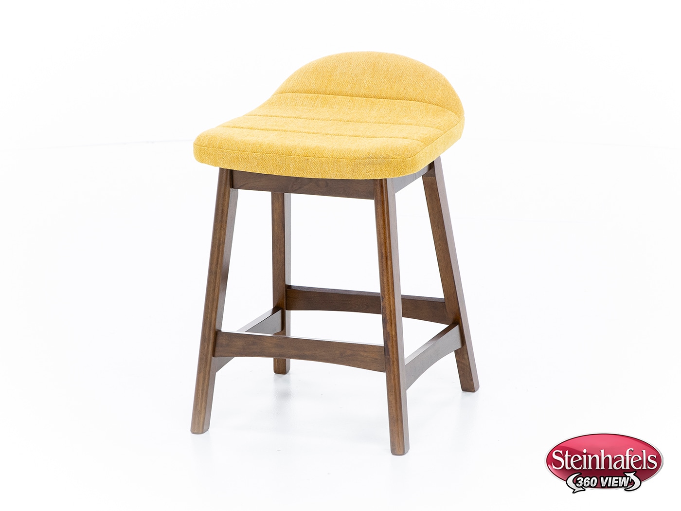 ashy wood grain inch & over bar seat stool  image   