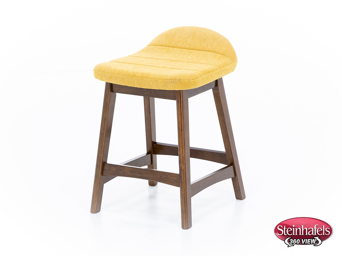 ashy wood grain inch & over bar seat stool  image   