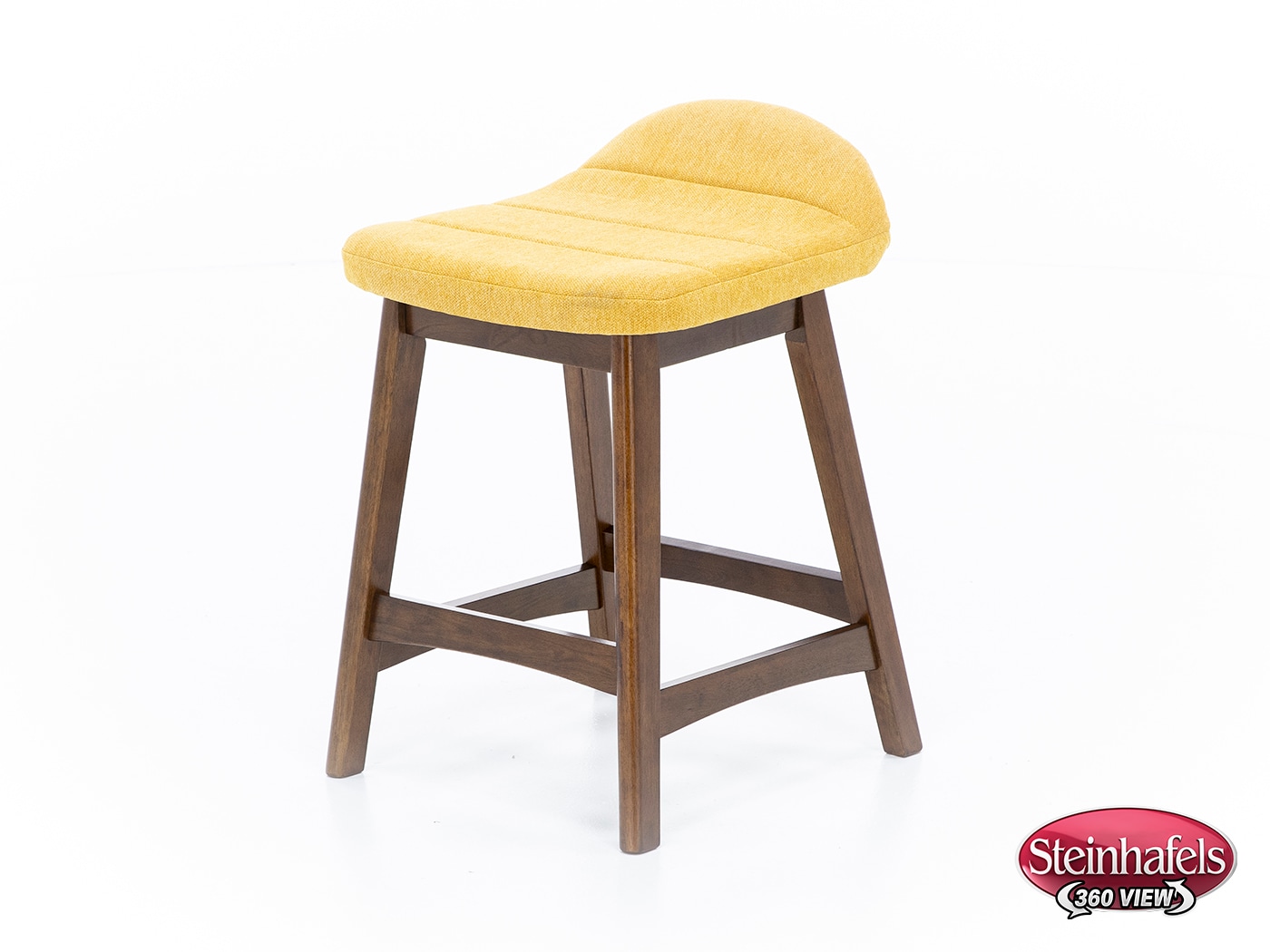 ashy wood grain inch & over bar seat stool  image   