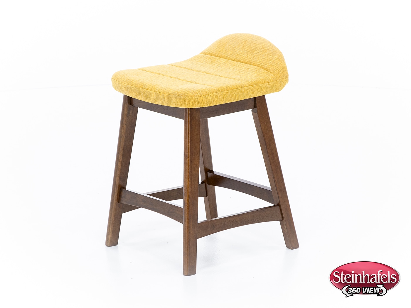ashy wood grain inch & over bar seat stool  image   