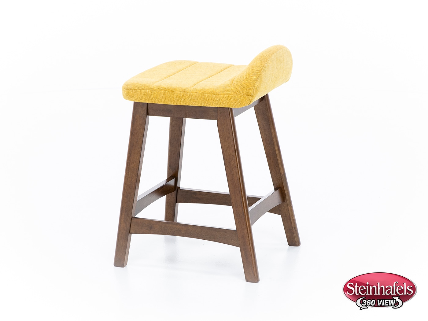 ashy wood grain inch & over bar seat stool  image   
