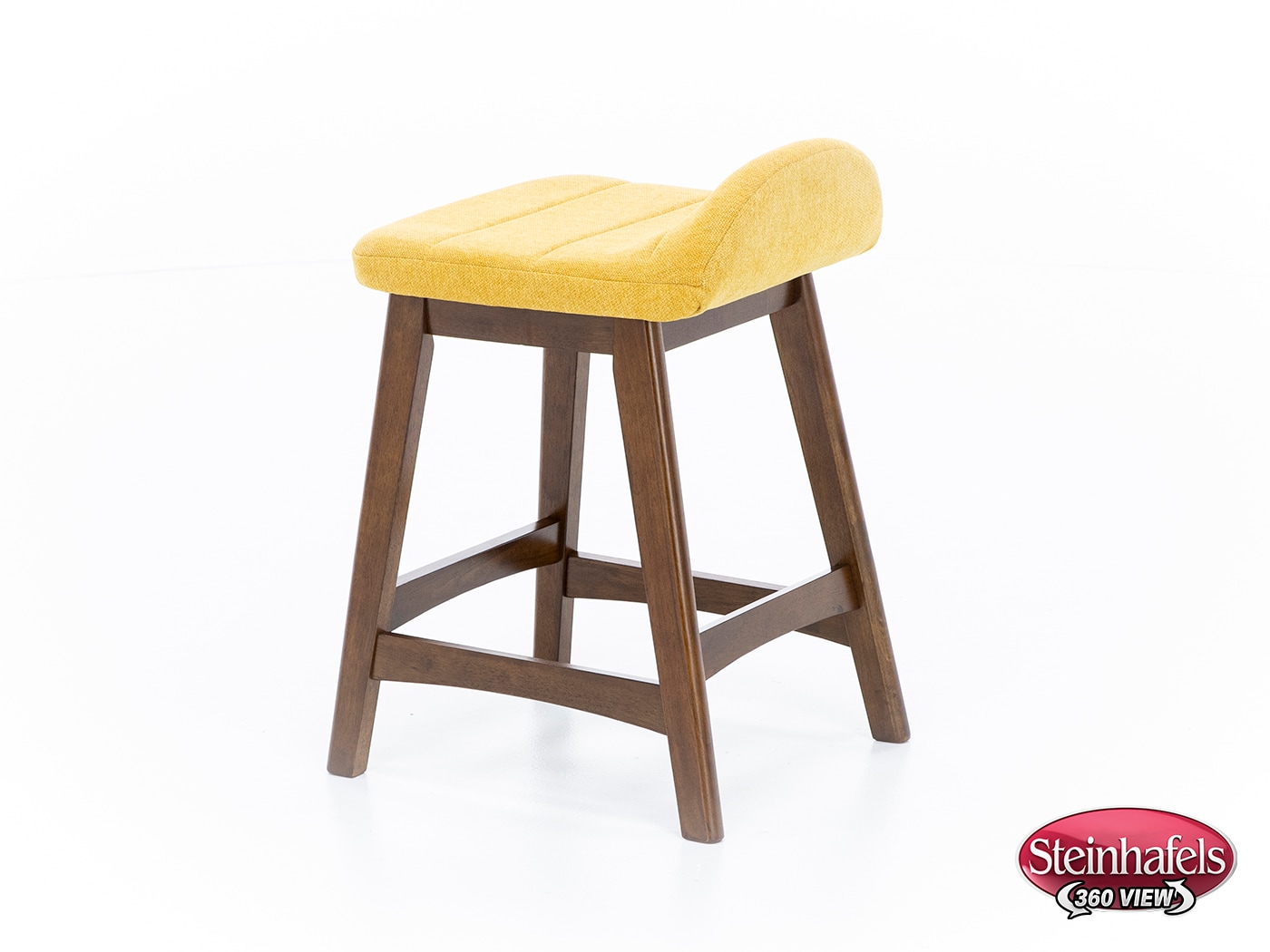 ashy wood grain inch & over bar seat stool  image   