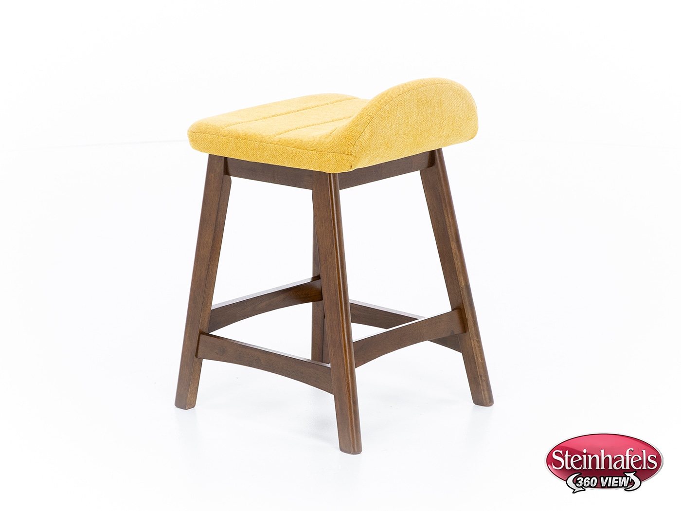 ashy wood grain inch & over bar seat stool  image   