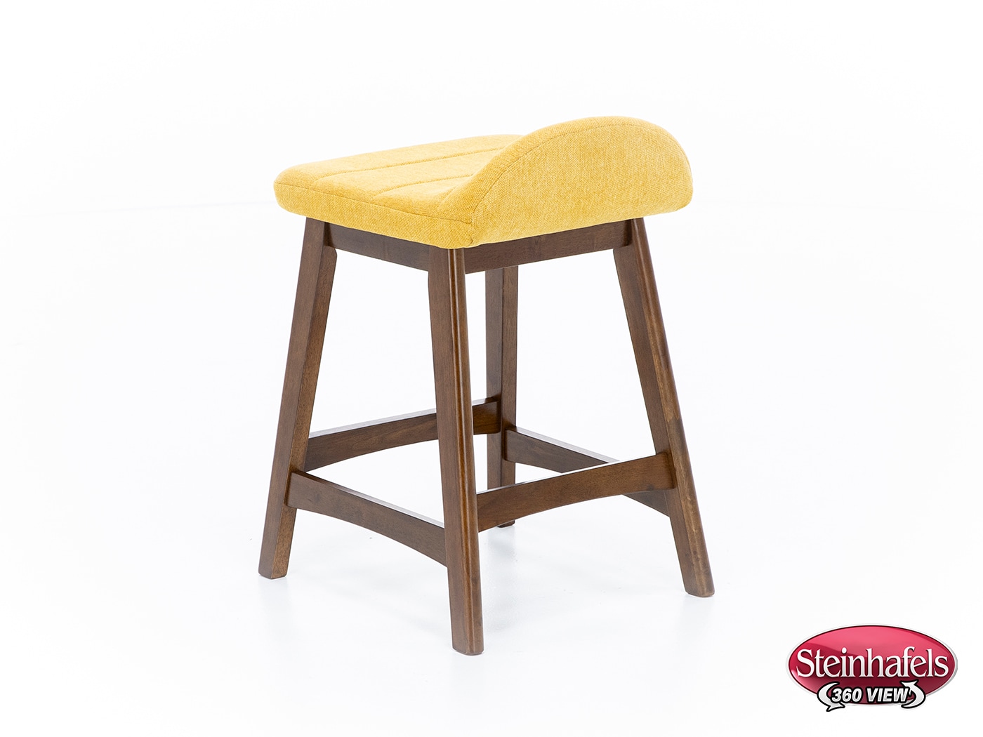 ashy wood grain inch & over bar seat stool  image   