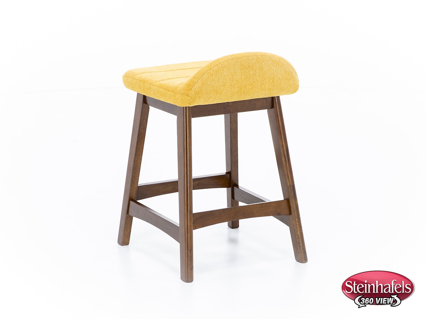 ashy wood grain inch & over bar seat stool  image   
