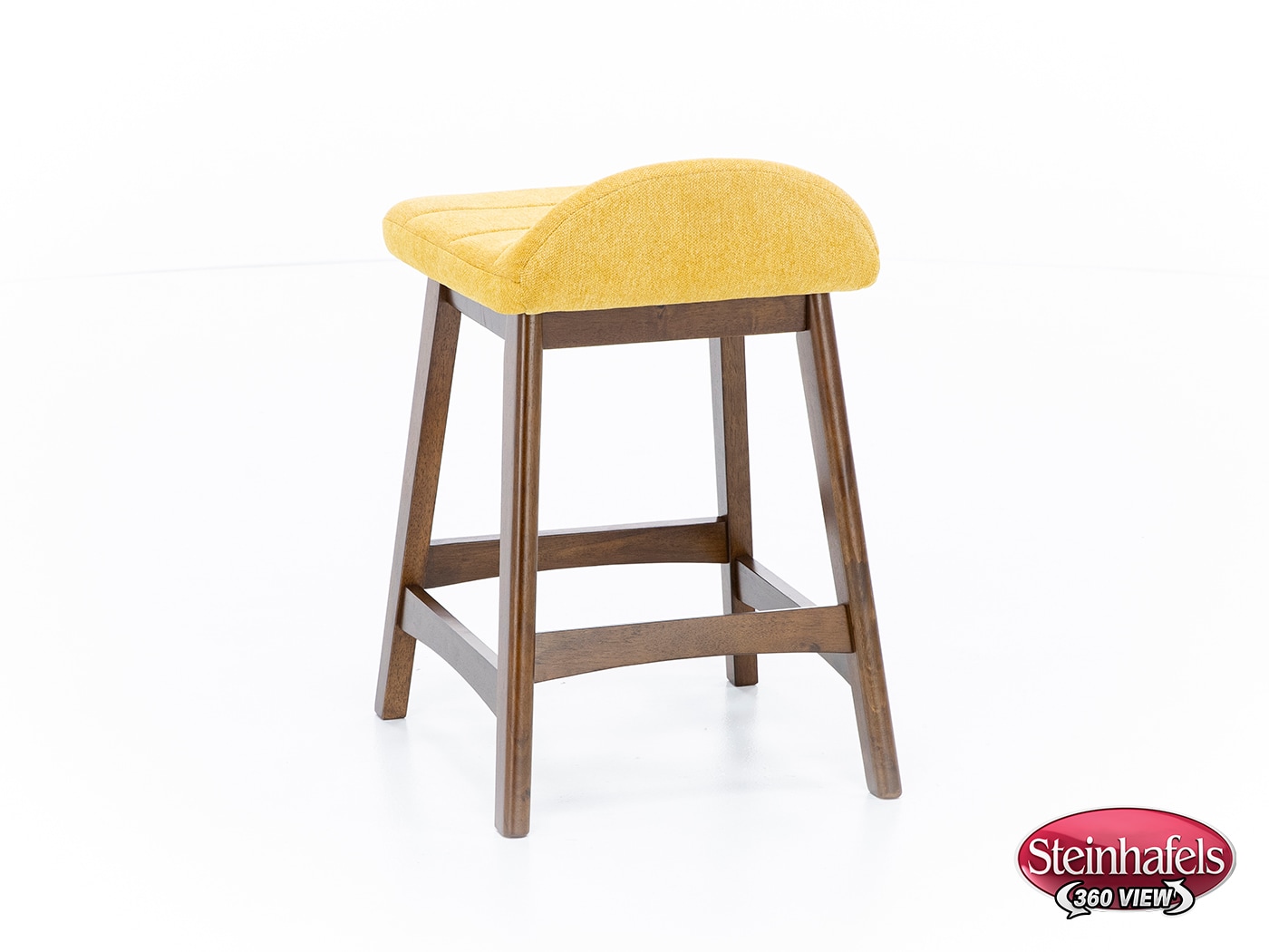 ashy wood grain inch & over bar seat stool  image   