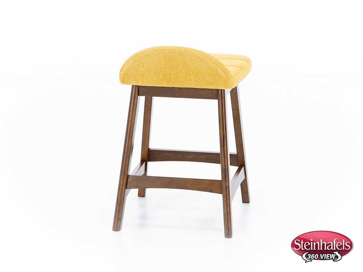 ashy wood grain inch & over bar seat stool  image   