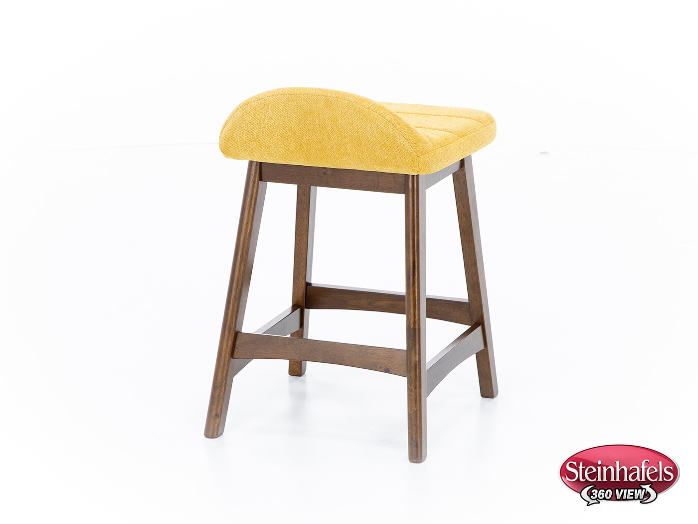 ashy wood grain inch & over bar seat stool  image   