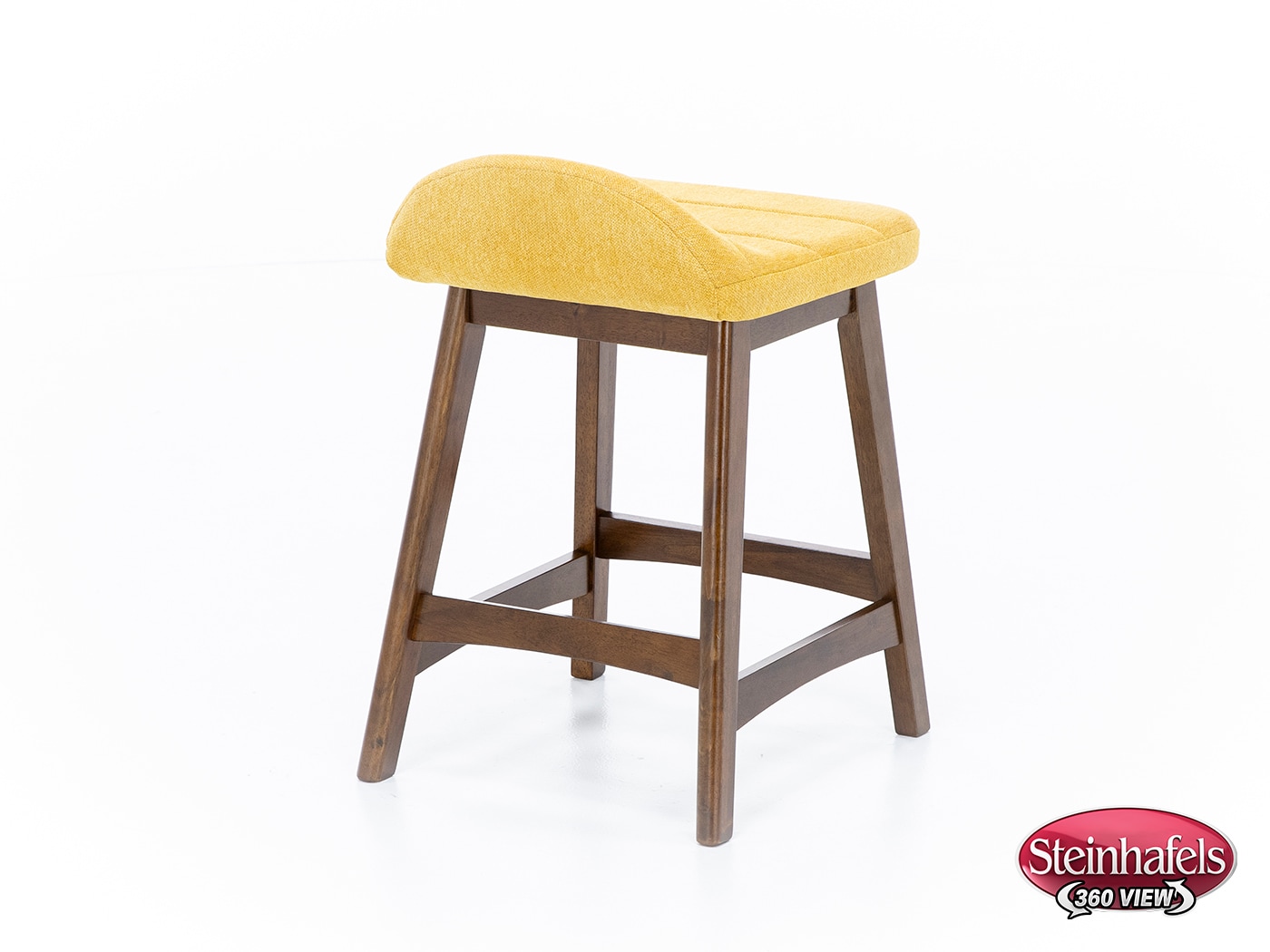 ashy wood grain inch & over bar seat stool  image   