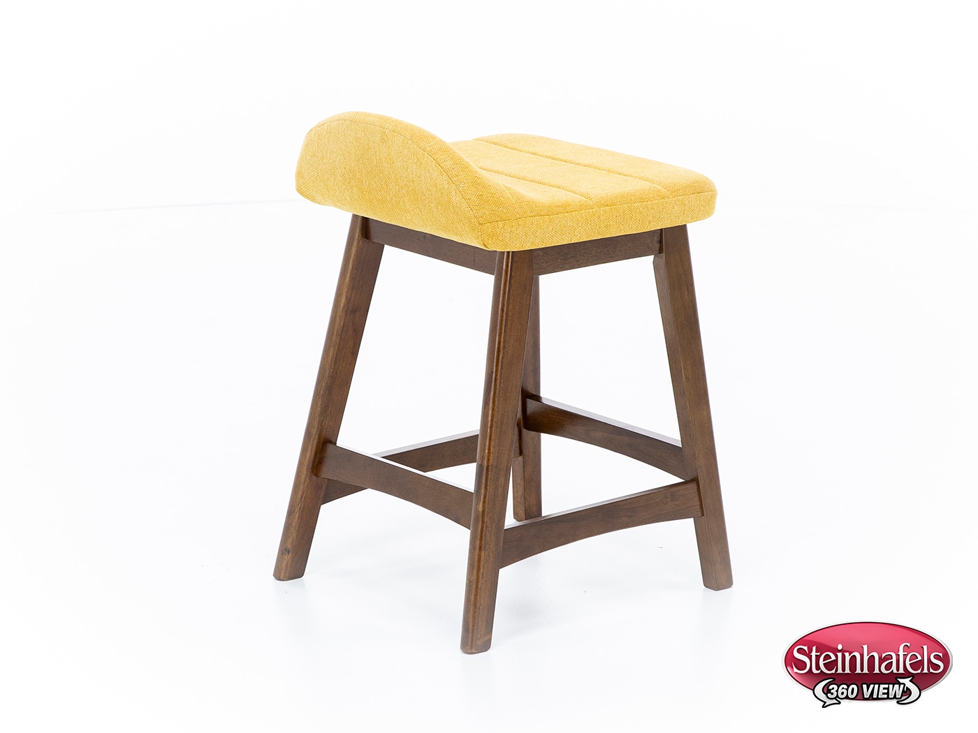 ashy wood grain inch & over bar seat stool  image   