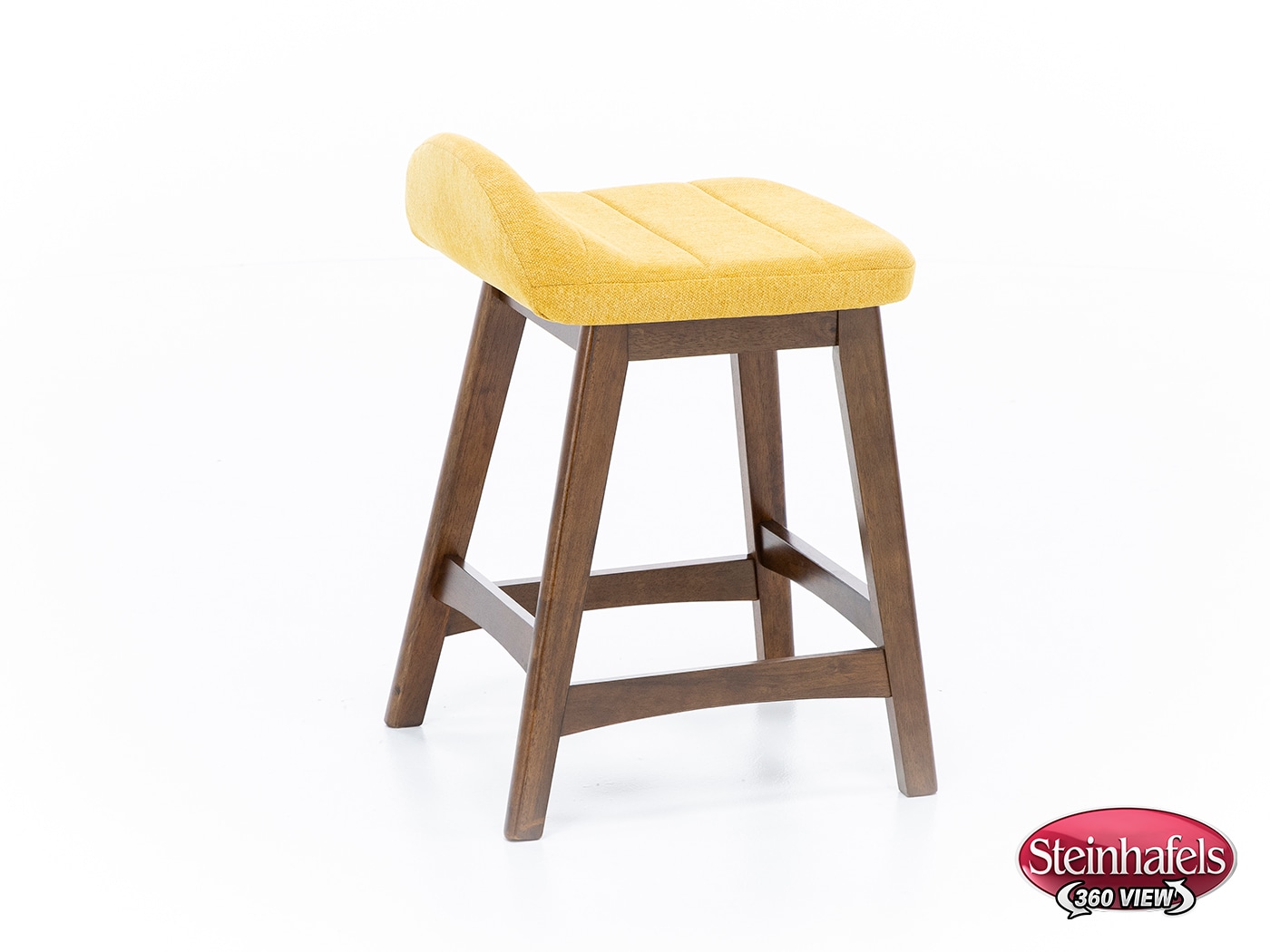 ashy wood grain inch & over bar seat stool  image   