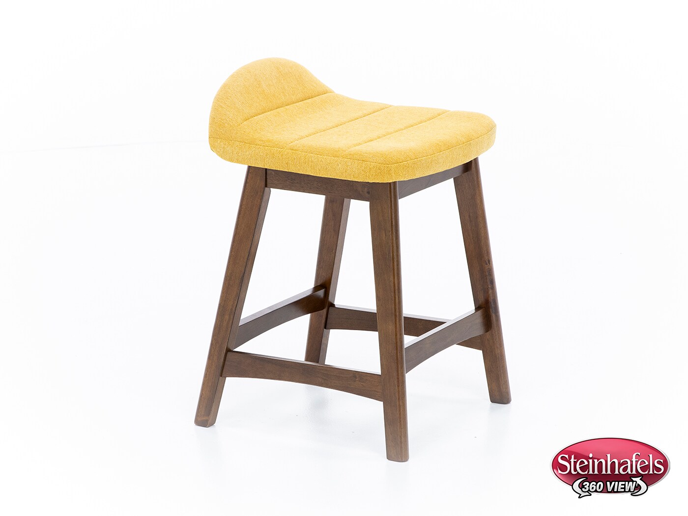 ashy wood grain inch & over bar seat stool  image   