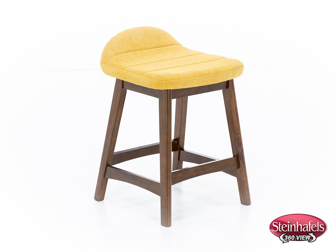 ashy wood grain inch & over bar seat stool  image   