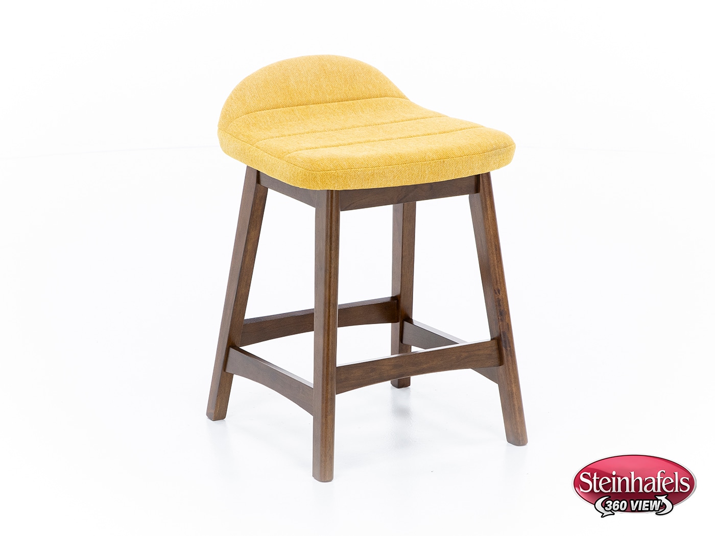 ashy wood grain inch & over bar seat stool  image   