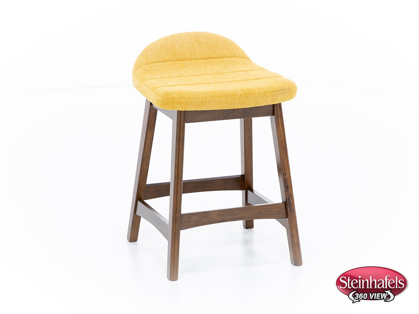 ashy wood grain inch & over bar seat stool  image   