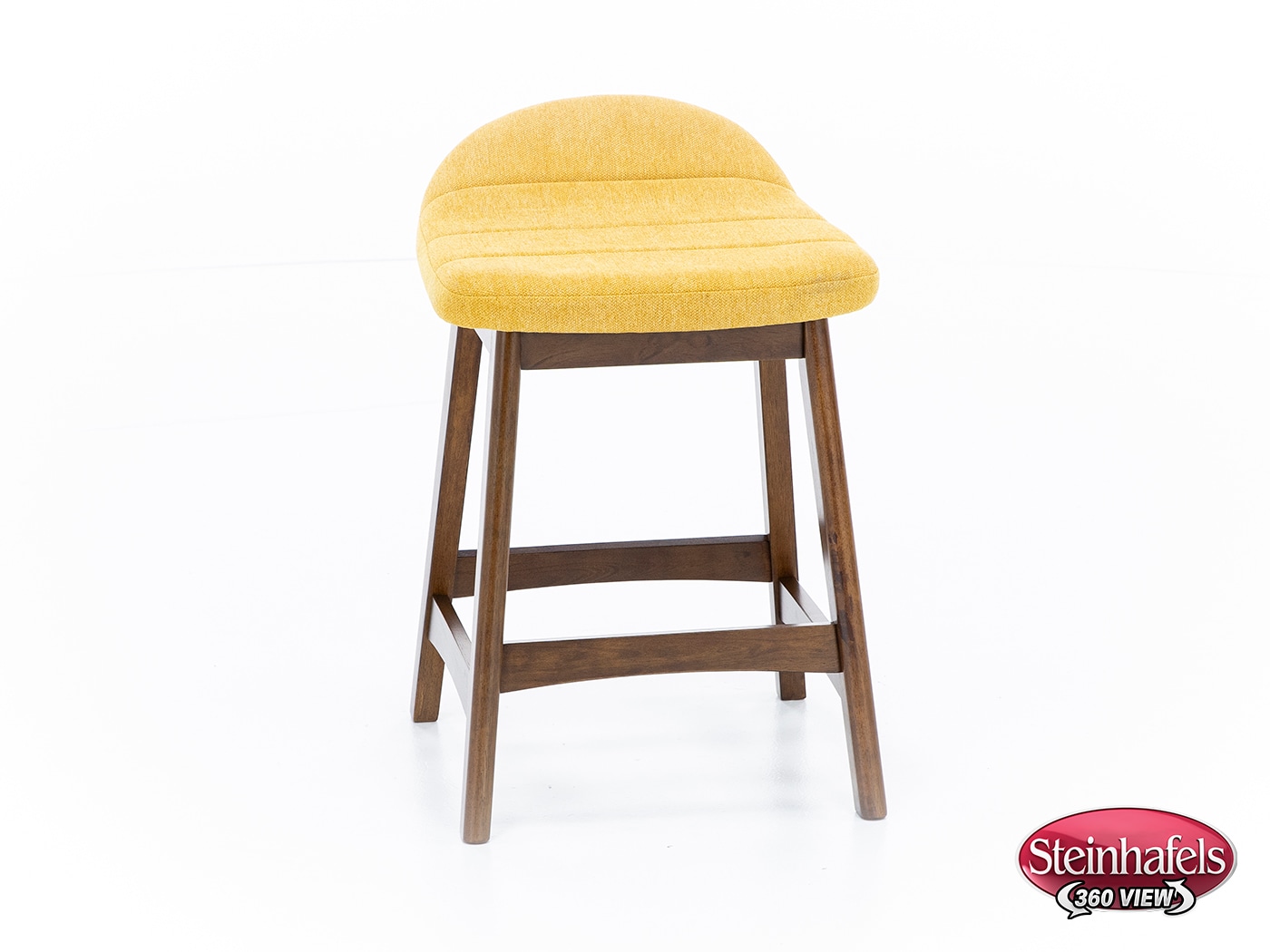 ashy wood grain inch & over bar seat stool  image   