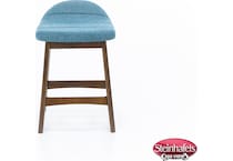 ashy wood grain inch & over bar seat stool  image   
