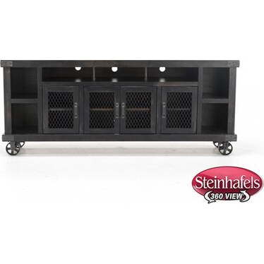 Industrial Ghost Black 84" Entertainment Console