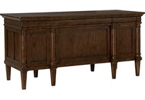 aspen furniture llc brown desk mdn  