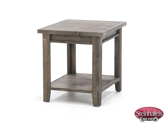 aspen furniture llc brown end table  image   