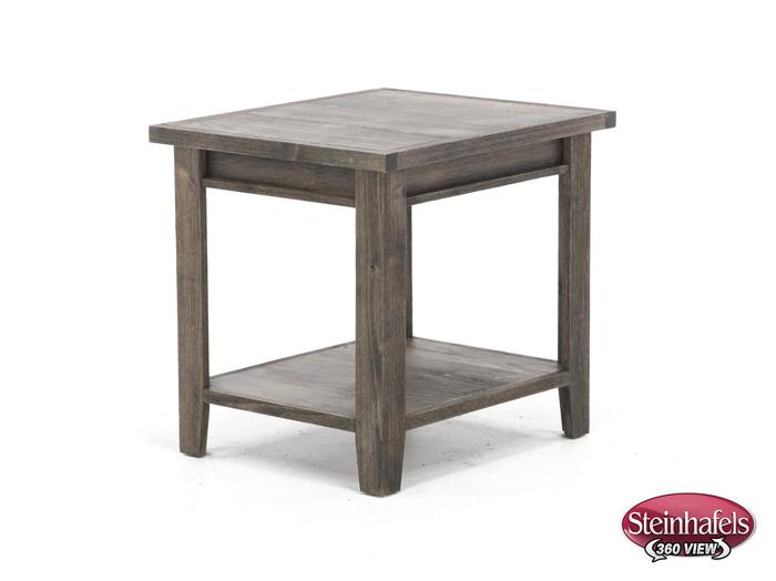 aspen furniture llc brown end table  image   