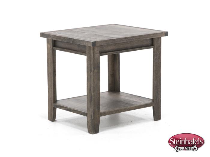 aspen furniture llc brown end table  image   