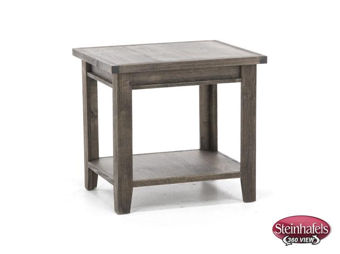 aspen furniture llc brown end table  image   