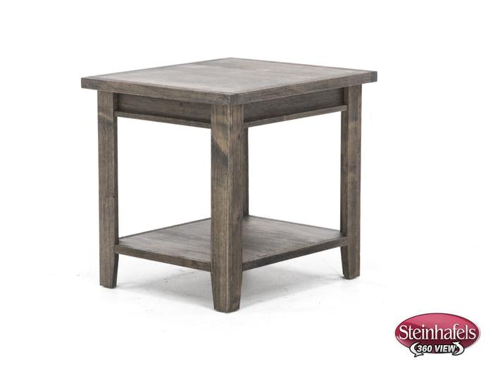 aspen furniture llc brown end table  image   