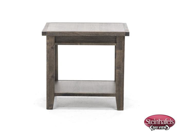 aspen furniture llc brown end table  image   
