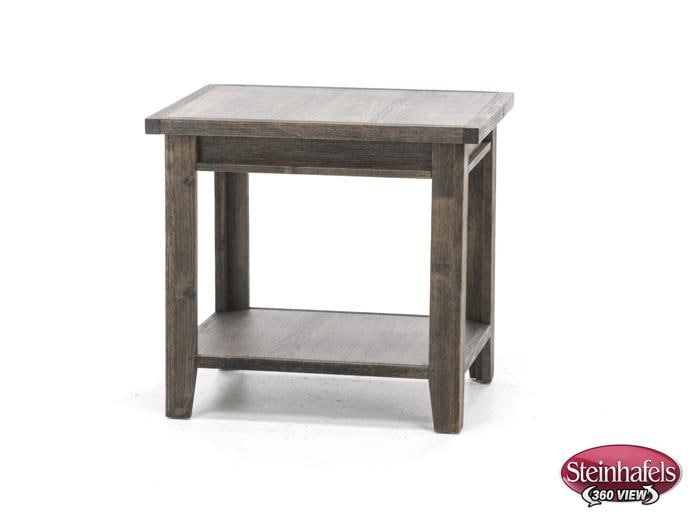 aspen furniture llc brown end table  image   