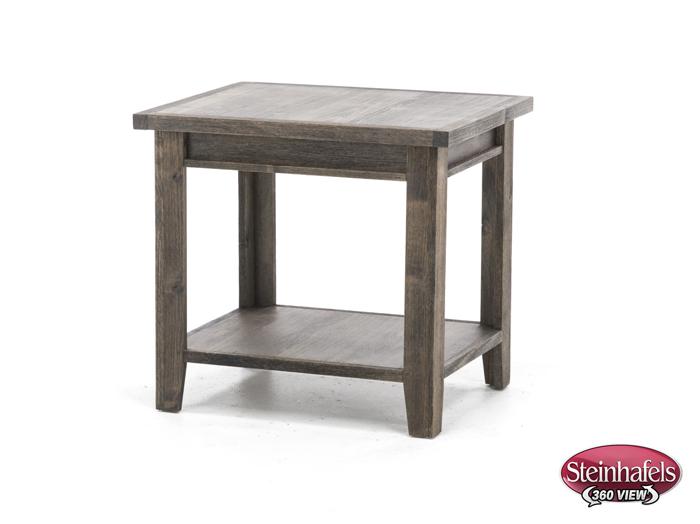 aspen furniture llc brown end table  image   