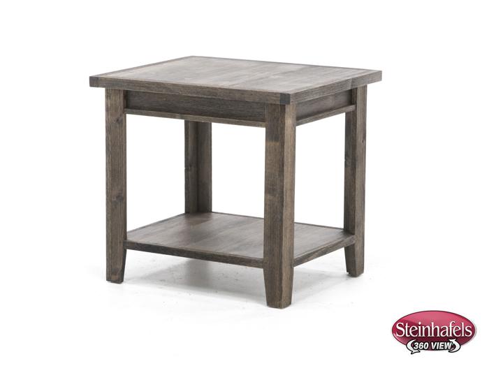 aspen furniture llc brown end table  image   