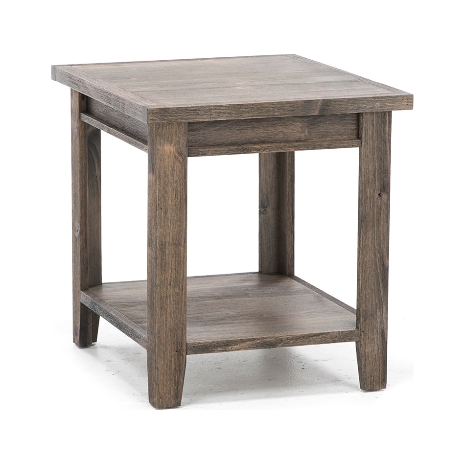 aspen furniture llc brown end table   