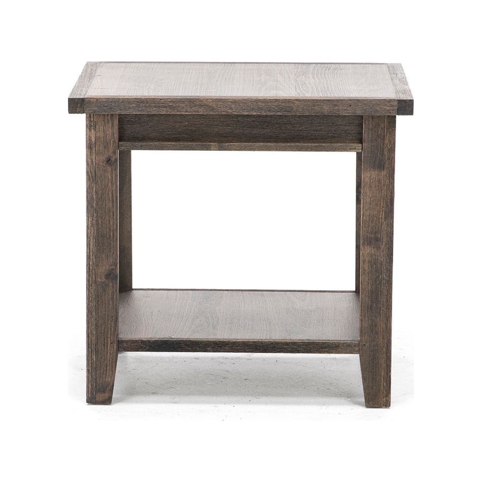 aspen furniture llc brown end table   