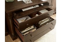 aspen furniture llc brown filing cabinet mdn  