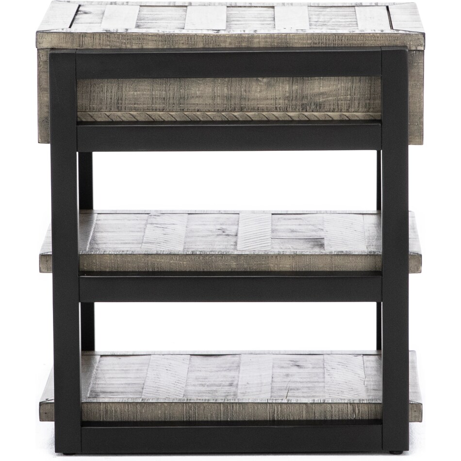 aspen furniture llc grey chairside table grays  