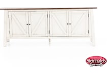 aspen furniture llc white console  image farmh  