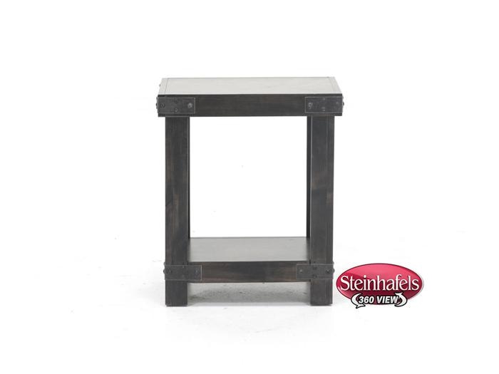 aspn black chairside table  image   