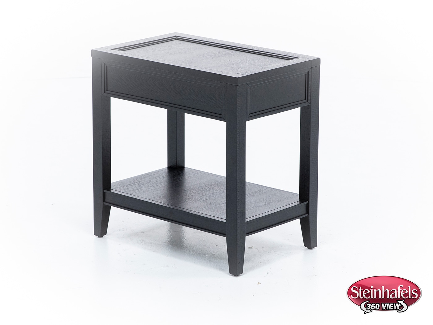 aspn black chairside table  image dom  