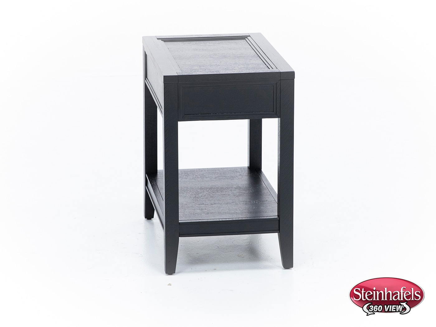 aspn black chairside table  image dom  