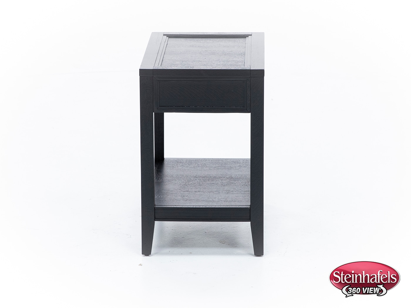 aspn black chairside table  image dom  