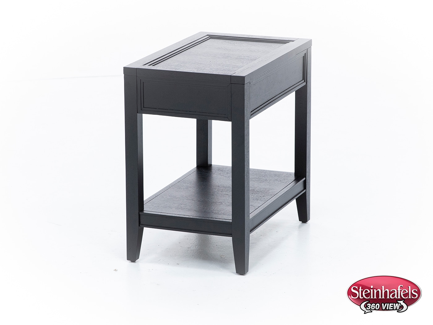 aspn black chairside table  image dom  