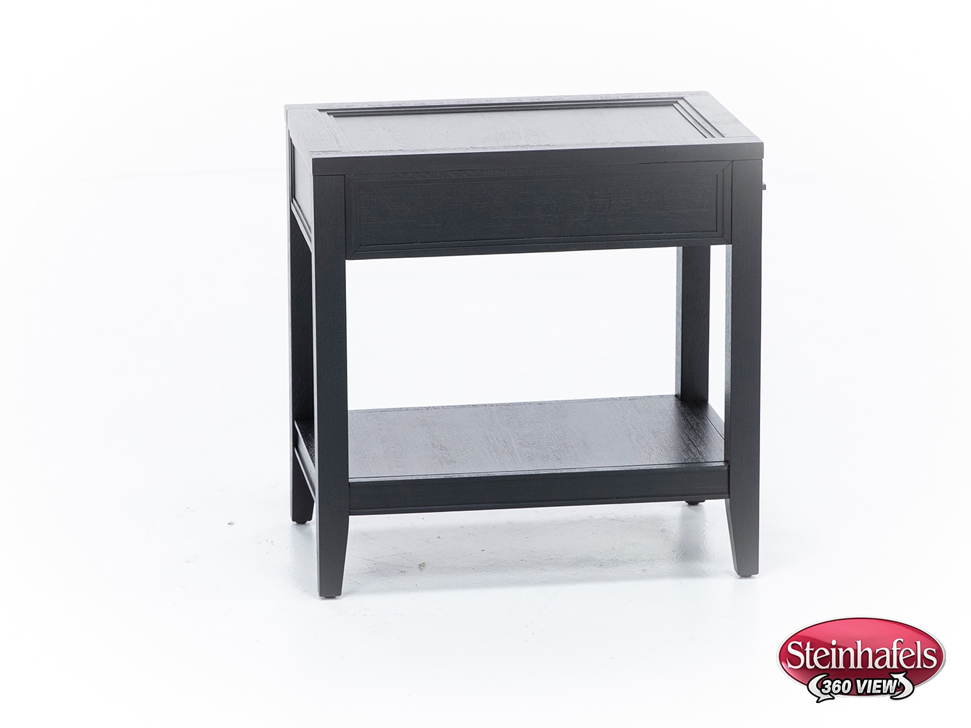 aspn black chairside table  image dom  