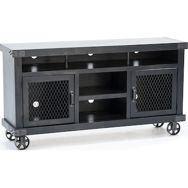 Industrial Ghost Black 65" Entertainment Console